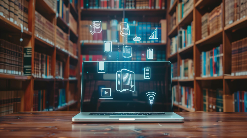 Profesional sanitario consultando la biblioteca digital AccessDermatologyDxRx® en una tablet